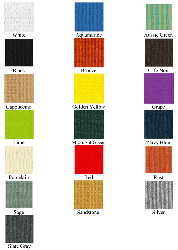 polytec comtec polyfab color chart